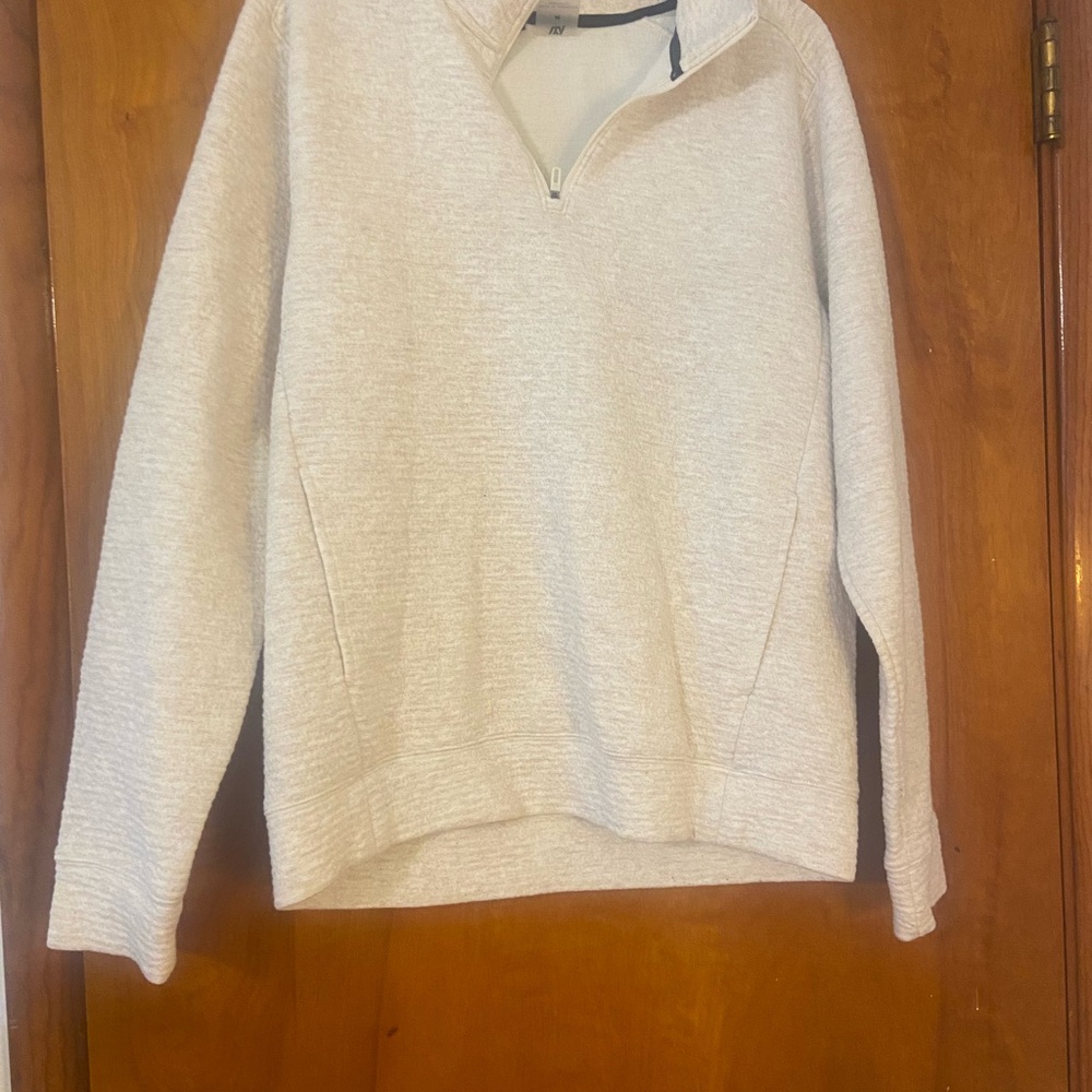 NWOT🔥Dicks Men's White Half-Zip Sweater